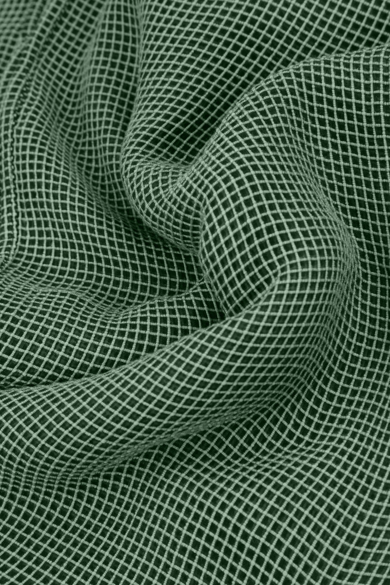 Lockere Bluse aus Schmetterlings-Salbei-Mesh-Seide