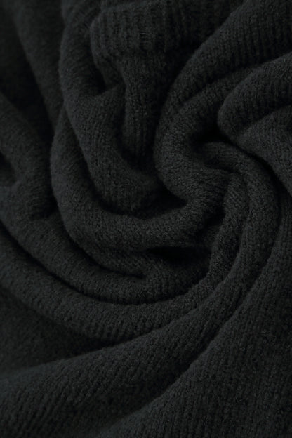 Loose Cosy Black Wool Sweater 5