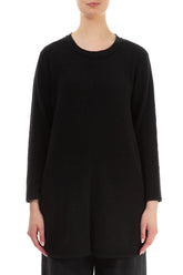 Loose Cosy Black Wool Sweater 1