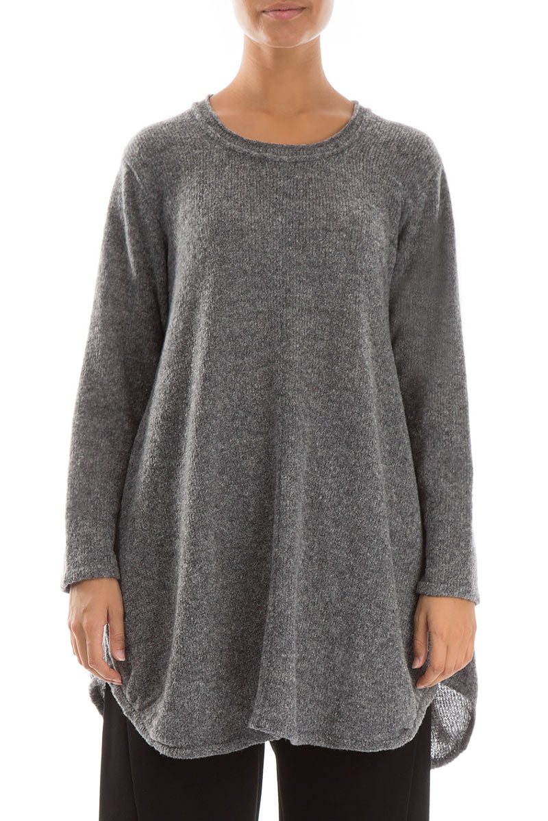 Loose Cosy Grey Wool Sweater 1