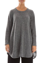Loose Cosy Grey Wool Sweater 1