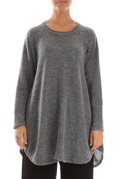 Loose Cosy Grey Wool Sweater 1