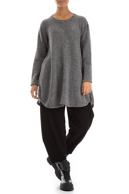 Loose Cosy Grey Wool Sweater 4