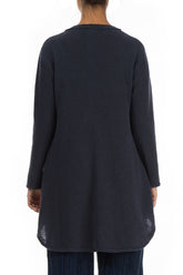 Loose Cosy Dark Navy Wool Sweater 2