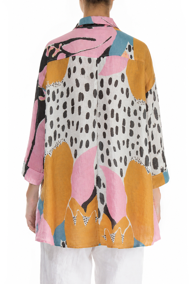 Chemise en lin ample Desert Bloom