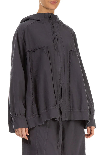 Loose Graphite Cotton Jacket 3