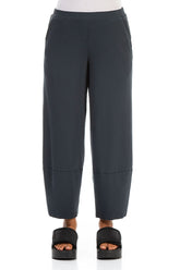 Loose Graphite Cotton Trousers 1