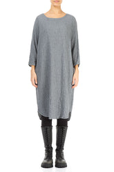 Loose Grey Wool Dress 2