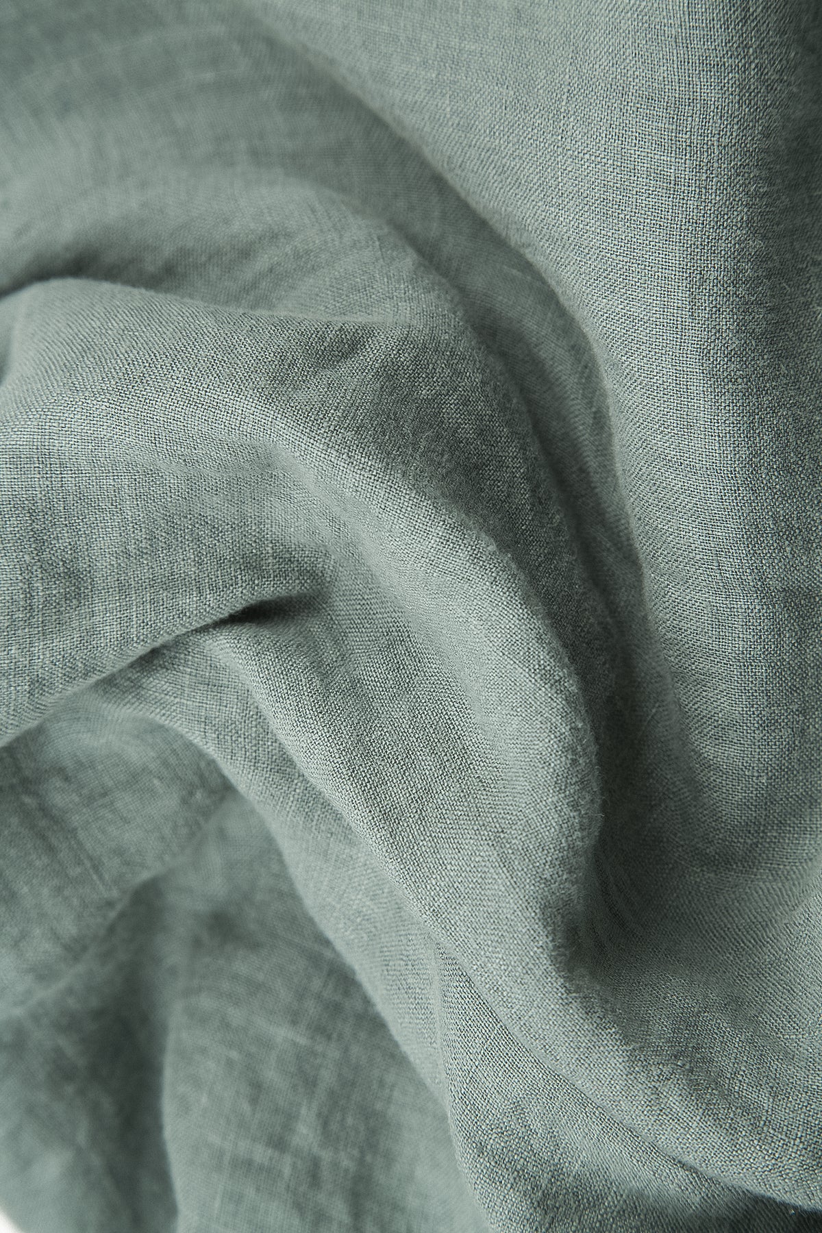 Loose Sage Linen Shirt 5