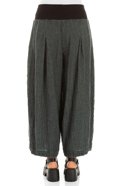 Pantalon ample en lin mélangé Sage