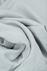 Loose Silver Grey Linen Trousers 5