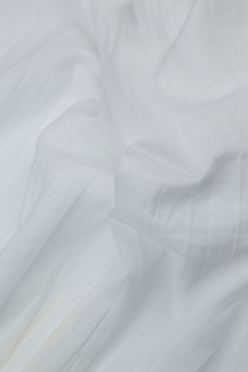 Loose White Cotton Shirt
