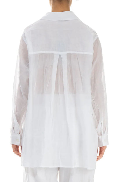 Loose White Cotton Shirt