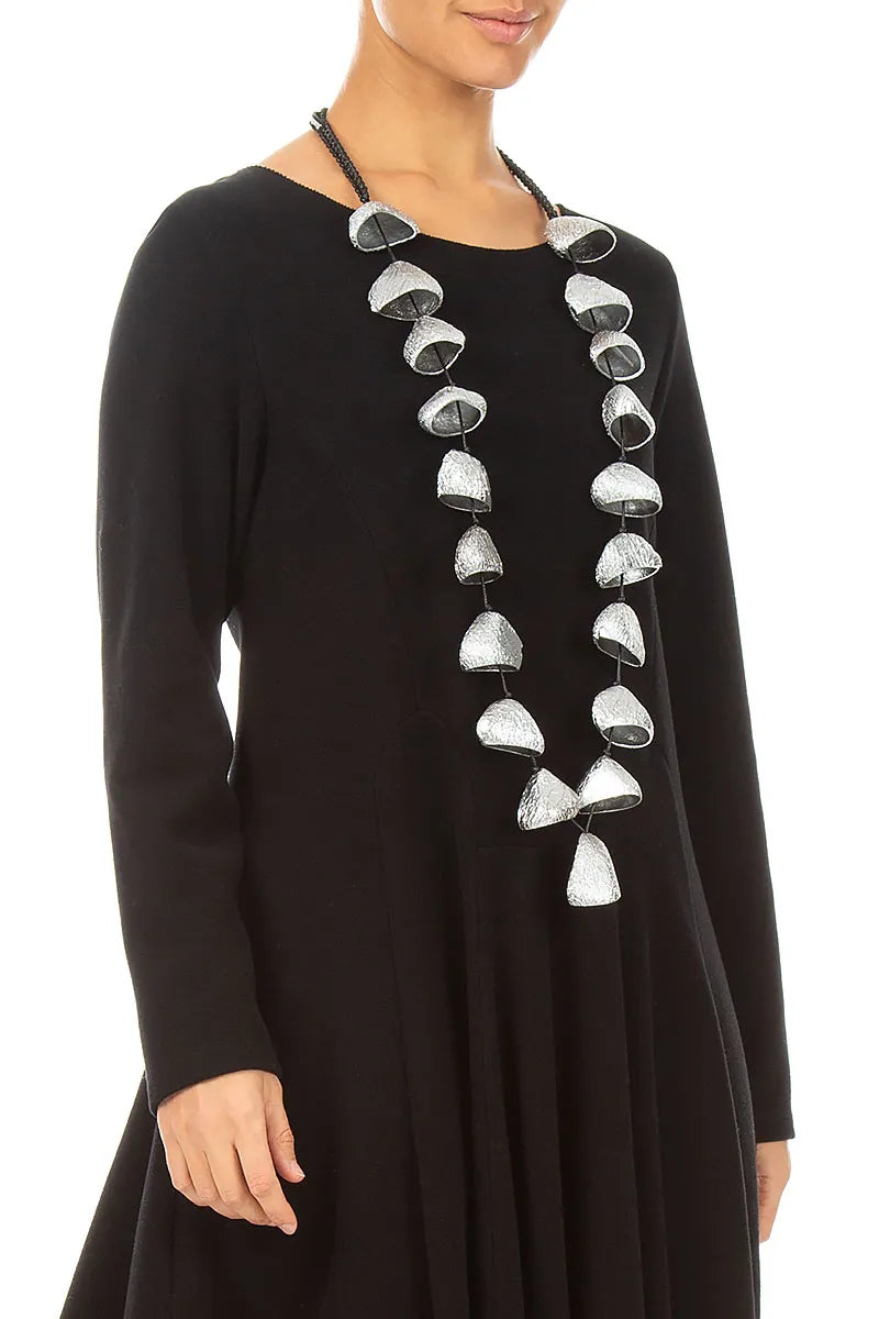Lunar Shell Statement Necklace