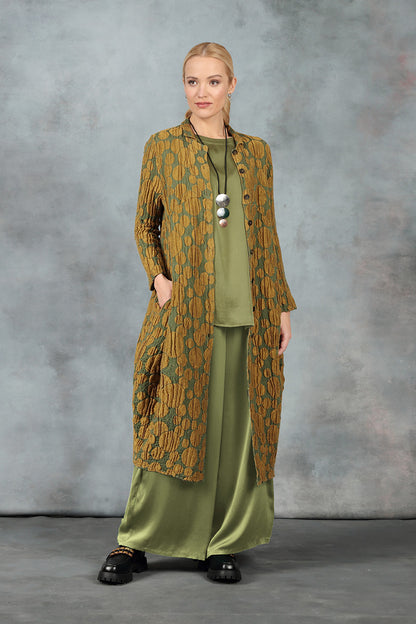 Sleeveless Olive Silk Top 6