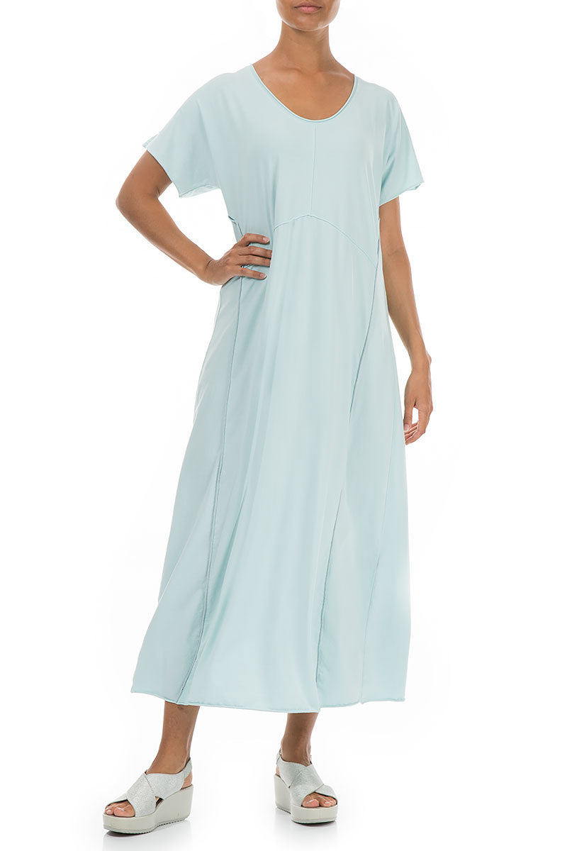 Maxi Aqua Breeze Cotton Dress 4