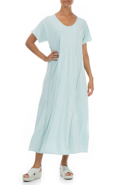 Maxi Aqua Breeze Cotton Dress 4