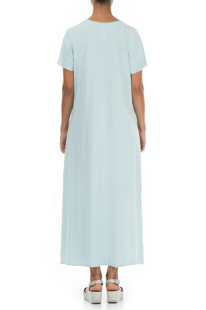 Maxi Aqua Breeze Cotton Dress 2