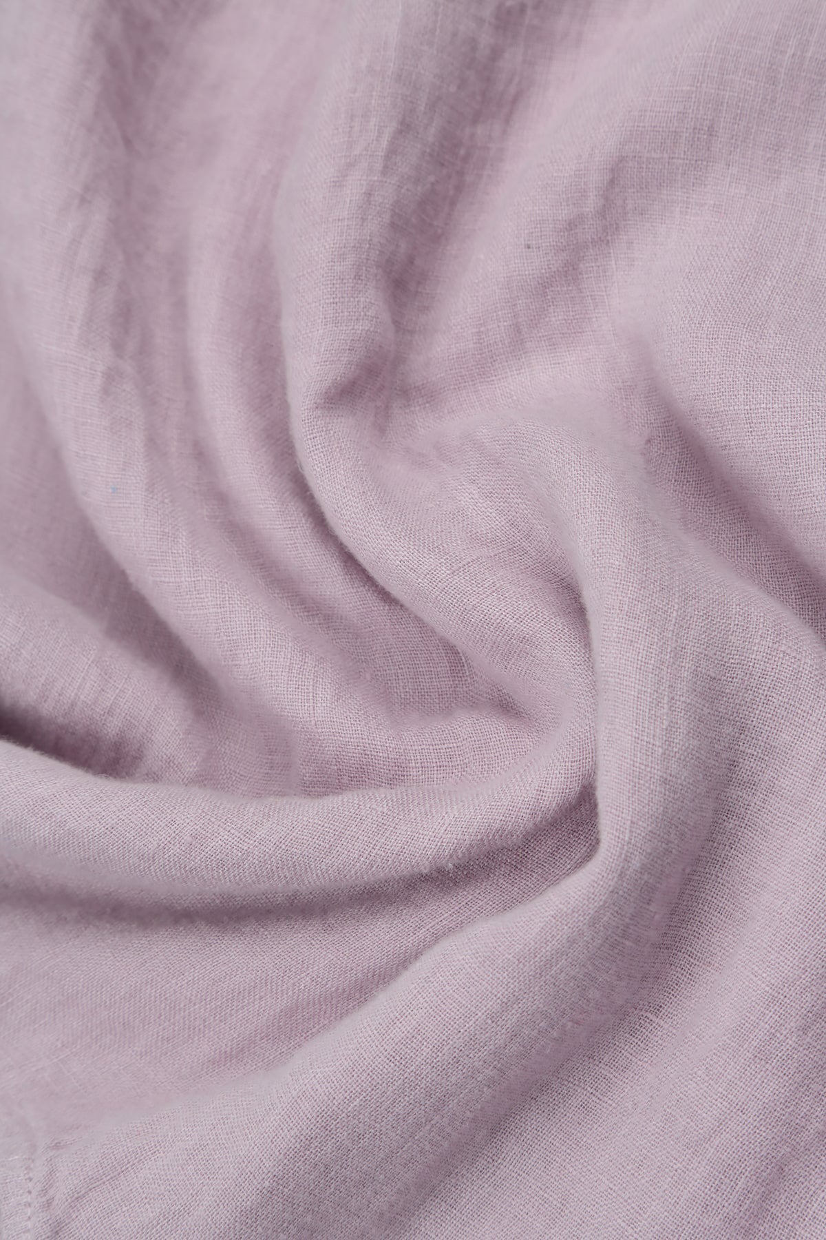 Robe longue en gaze de lin lilas