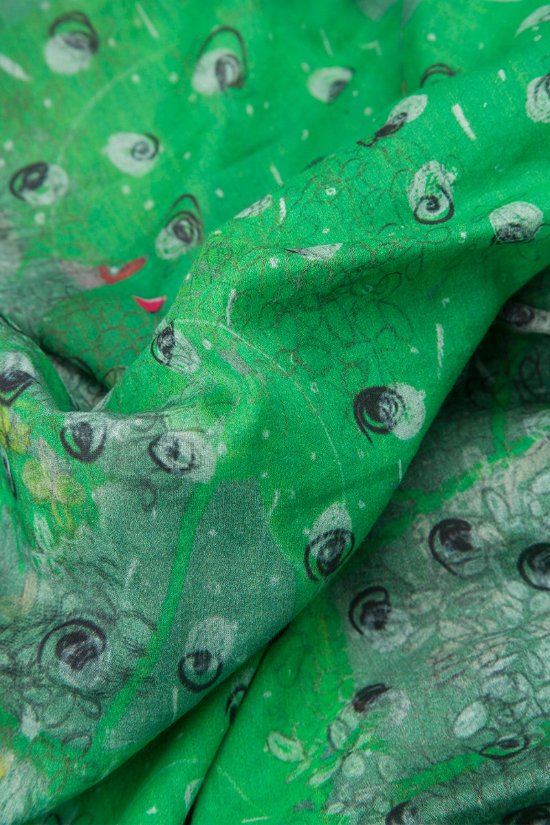 Meadow Silk Cotton Scarf 4