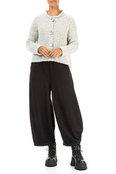 Mélange Ivory Alpaca Wool Cardigan 4