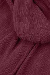 Merlot Silk Viscose Shift Dress 5