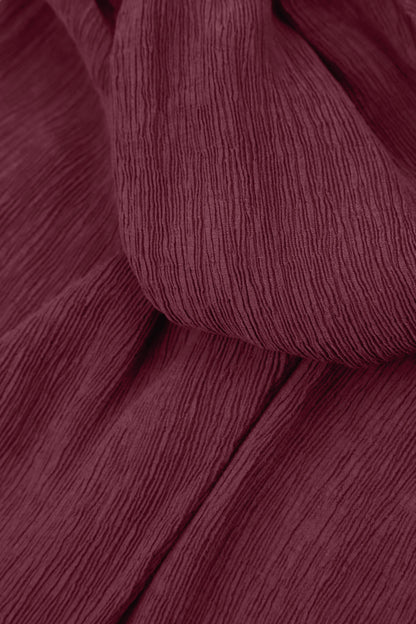 Merlot Silk Viscose Shift Dress 5