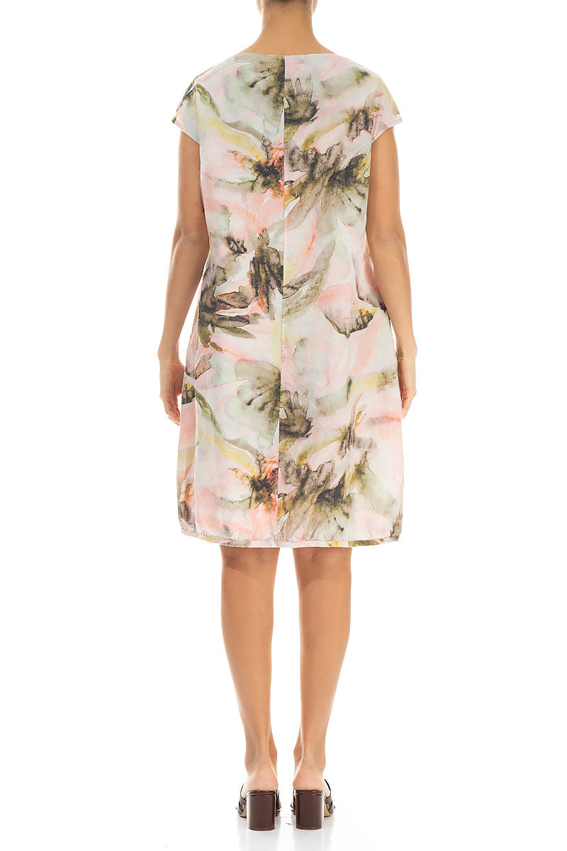 Midi Balloon Oasis Linen Dress 2