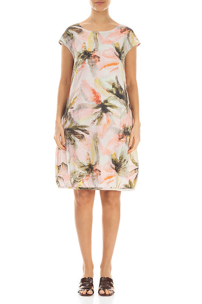 Midi Balloon Oasis Linen Dress 1