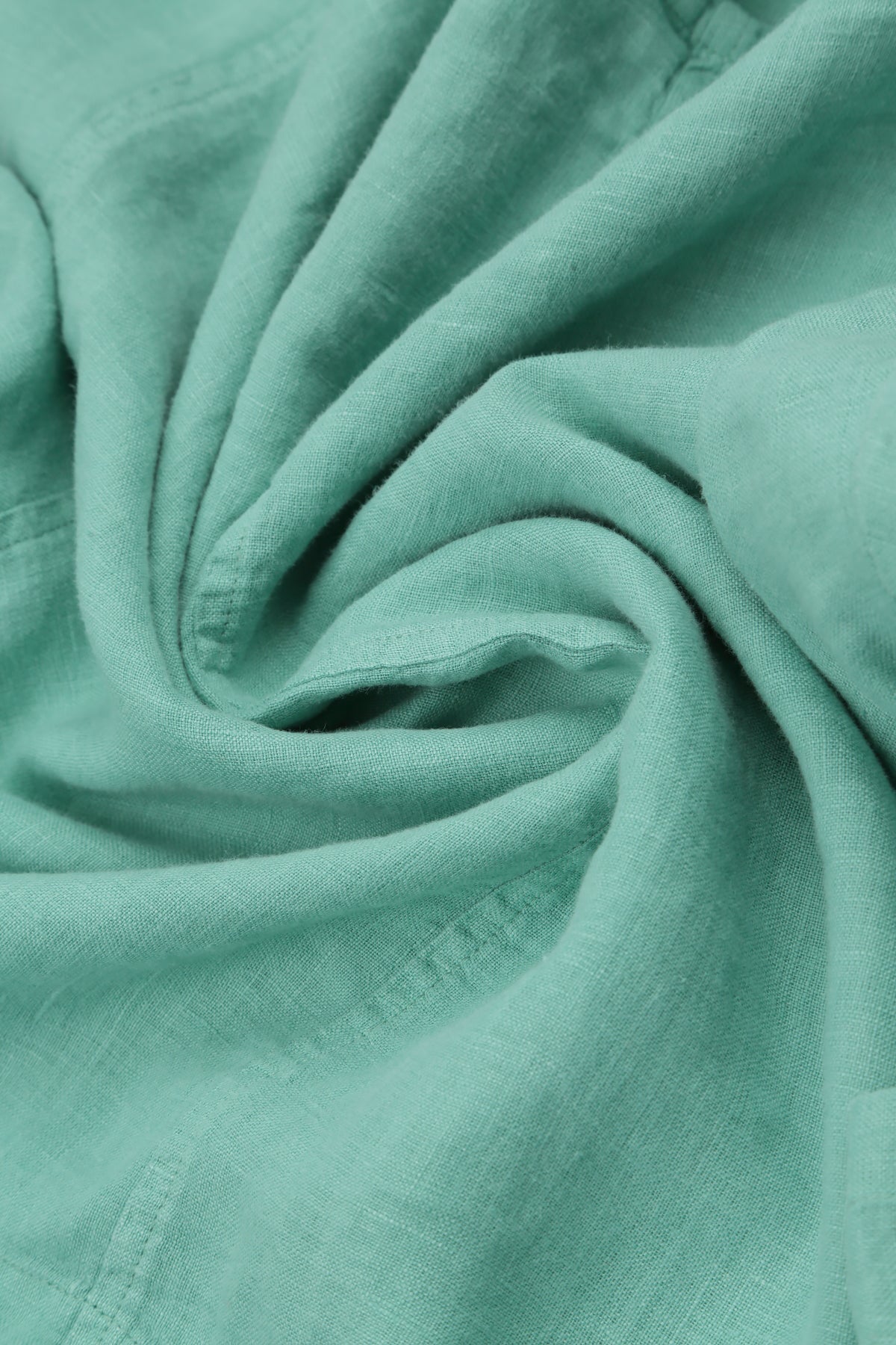 Midi Mint Linen Dress 5