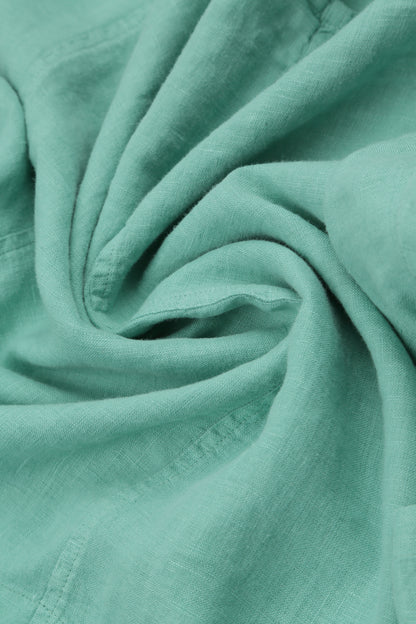 Midi Mint Linen Dress 5