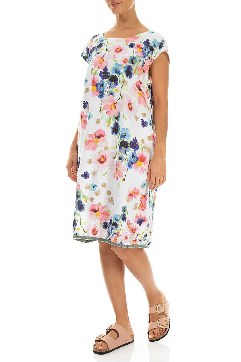 Robe midi en lin Primrose
