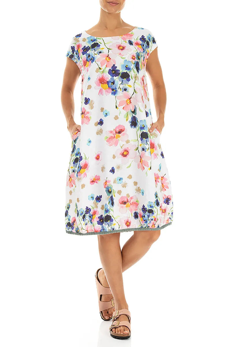 Robe midi en lin Primrose