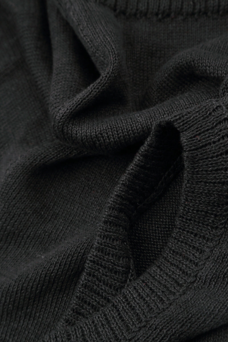 Salopette minimale en lin noir