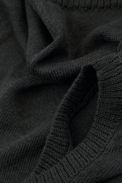 Salopette minimale en lin noir