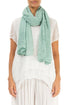 Mint Light Textured Silk Scarf 1