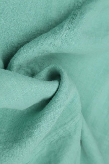 Mint Soft Gauze Linen Scarf 4