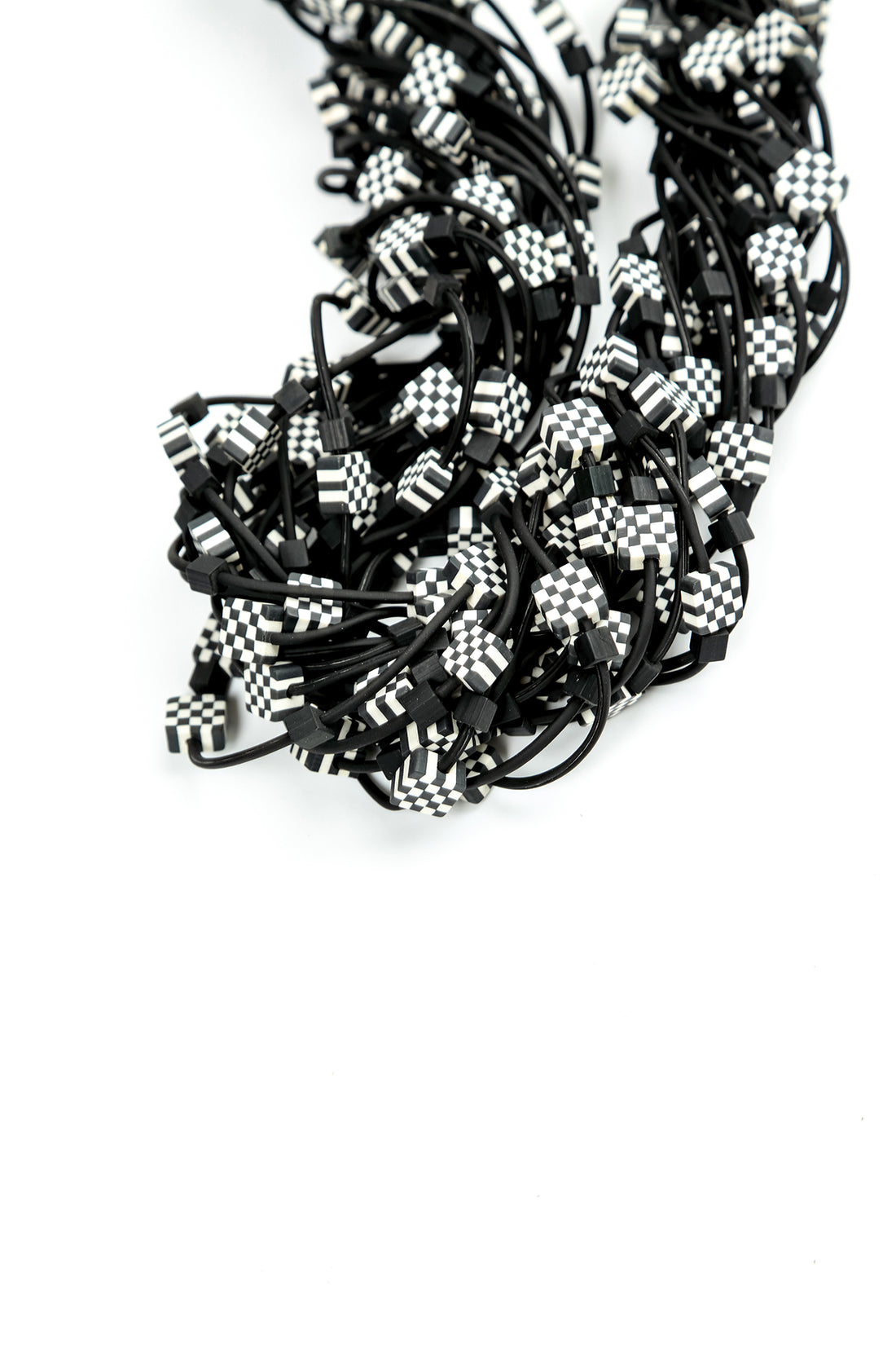 Monochrome Layer Clay Necklace 6