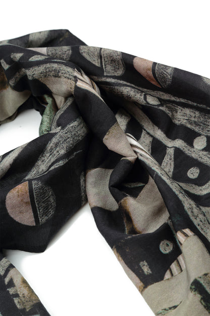 Moonlight Silk Cotton Scarf 2