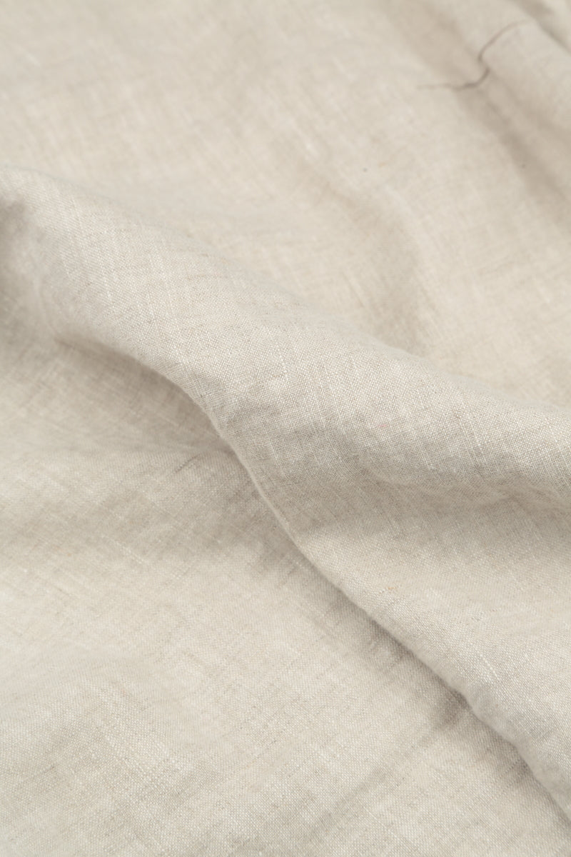 Natural Linen Square Scarf 4