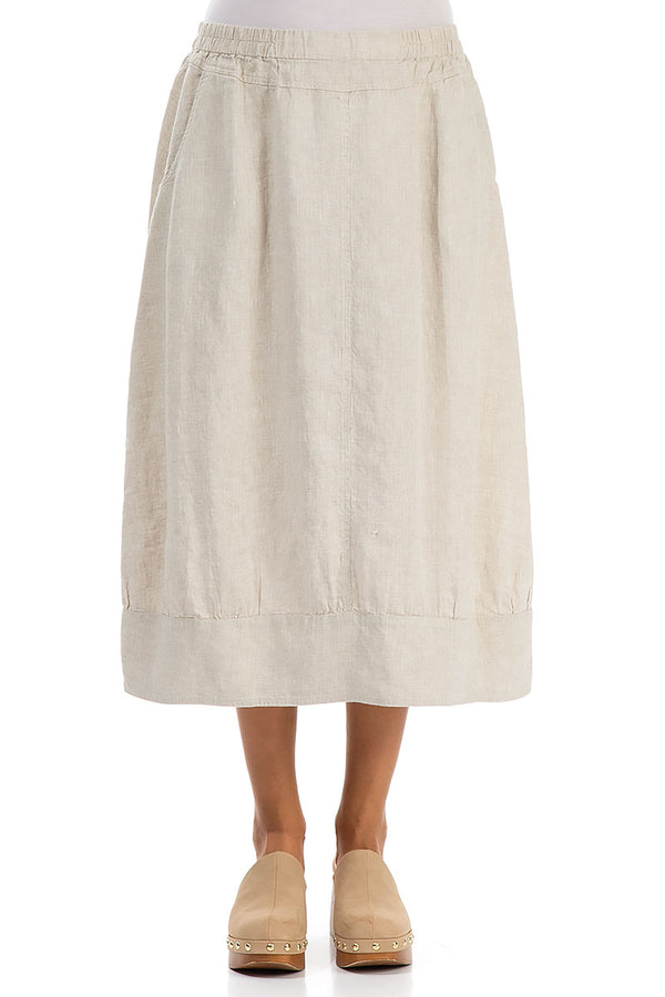 Natural Linen Skirt 1