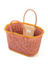 Natural Mini Peach French Market Basket 1