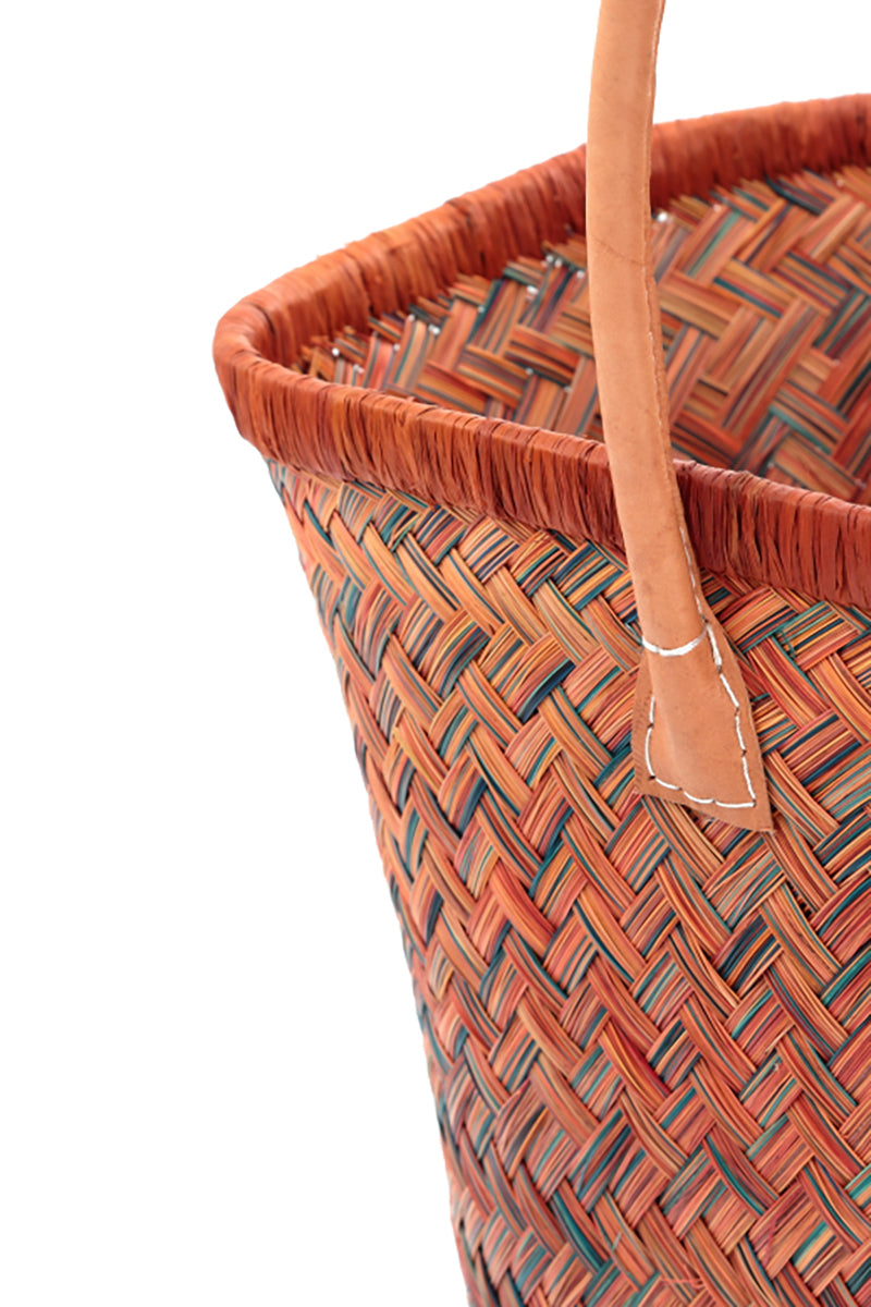 Natural Mini Rust French Market Basket 2
