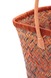Natural Mini Rust French Market Basket 2