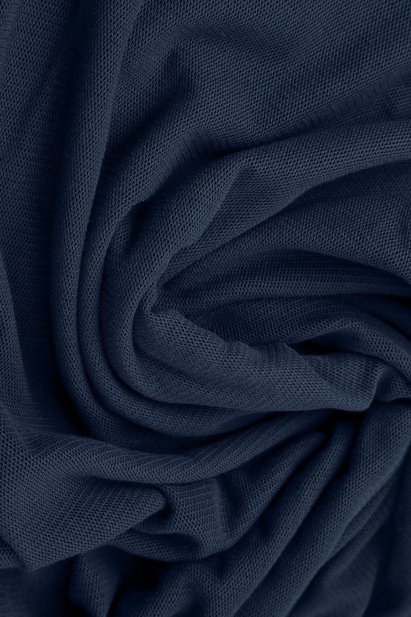 Navy Mesh Soft Cotton Wristlets 4