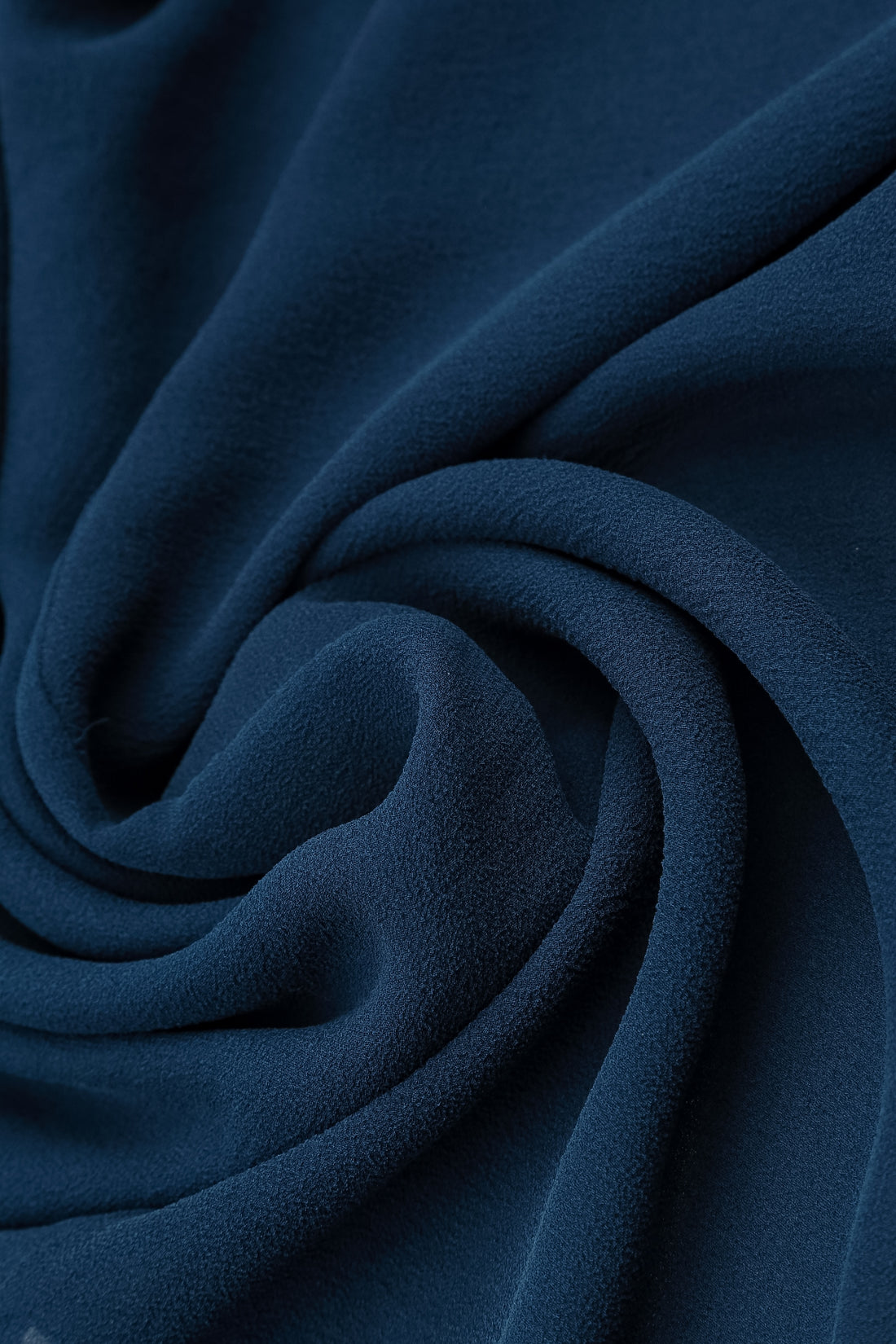 Navy Silk Scarf 4