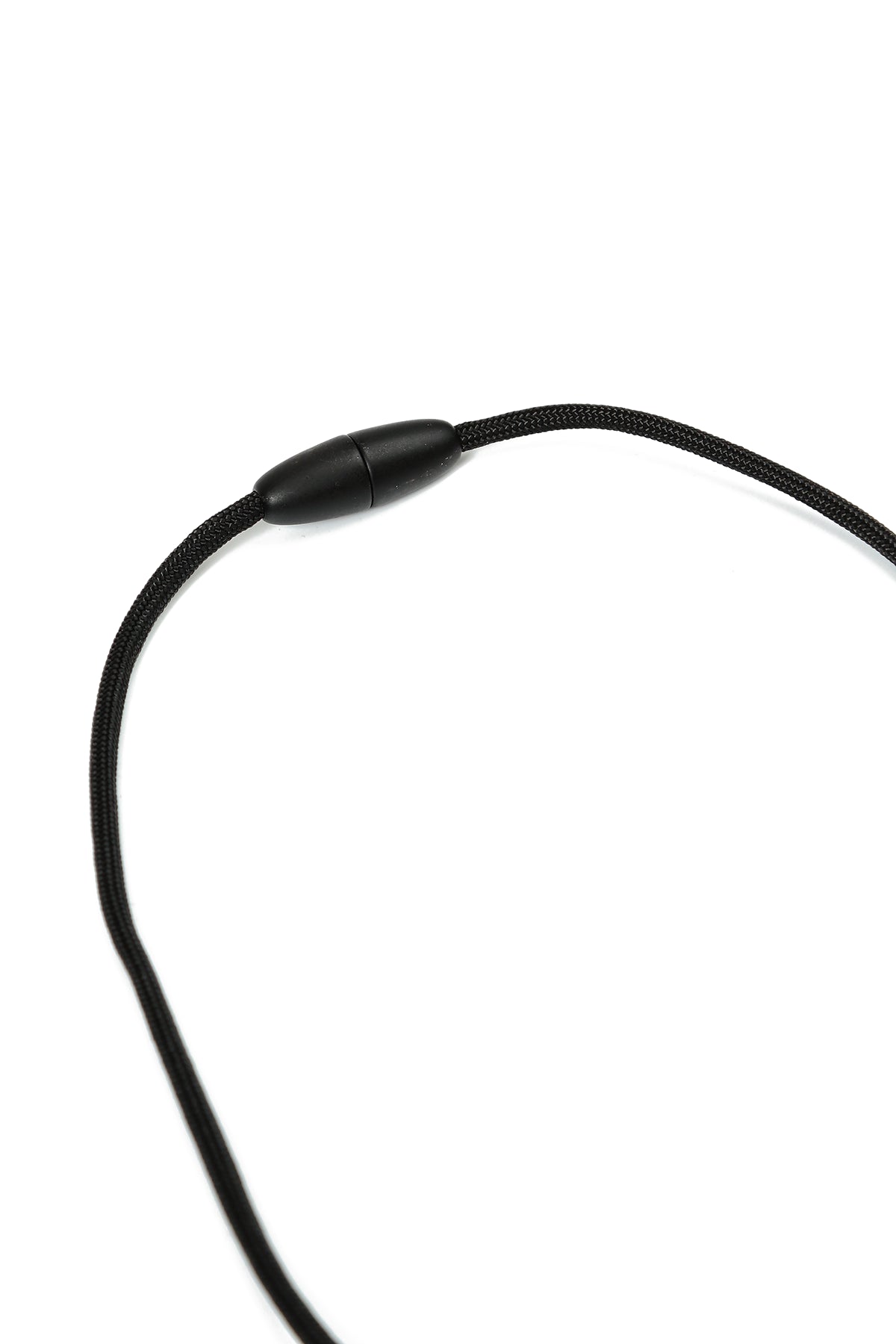 Noir Balance Halskette aus schwarzem Gummi