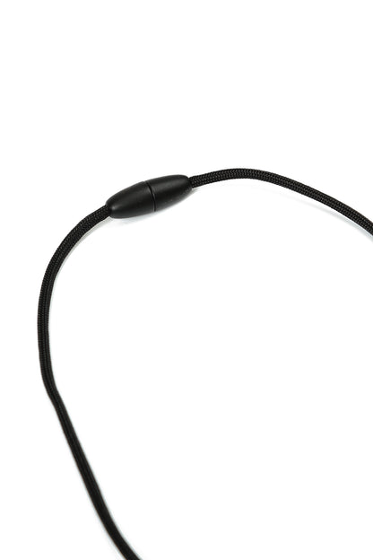 Noir Balance Halskette aus schwarzem Gummi