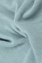 Open Longer Back Sky Blue Linen Cardigan 5
