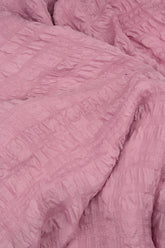 Open Mauve Taupe Textured Silk Jacket 5